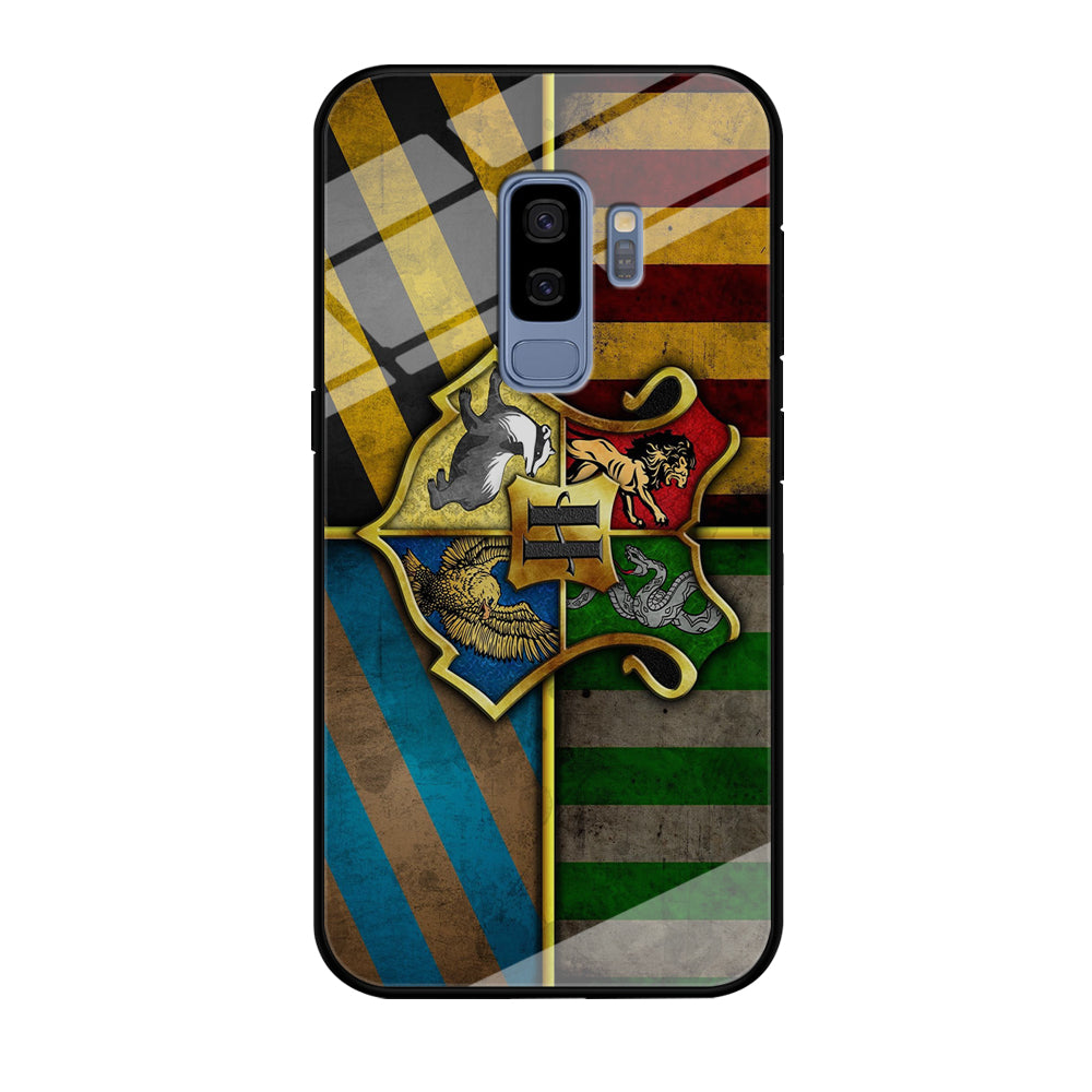 Harry Potter Hogwarts Symbol Flag Samsung Galaxy S9 Plus Case