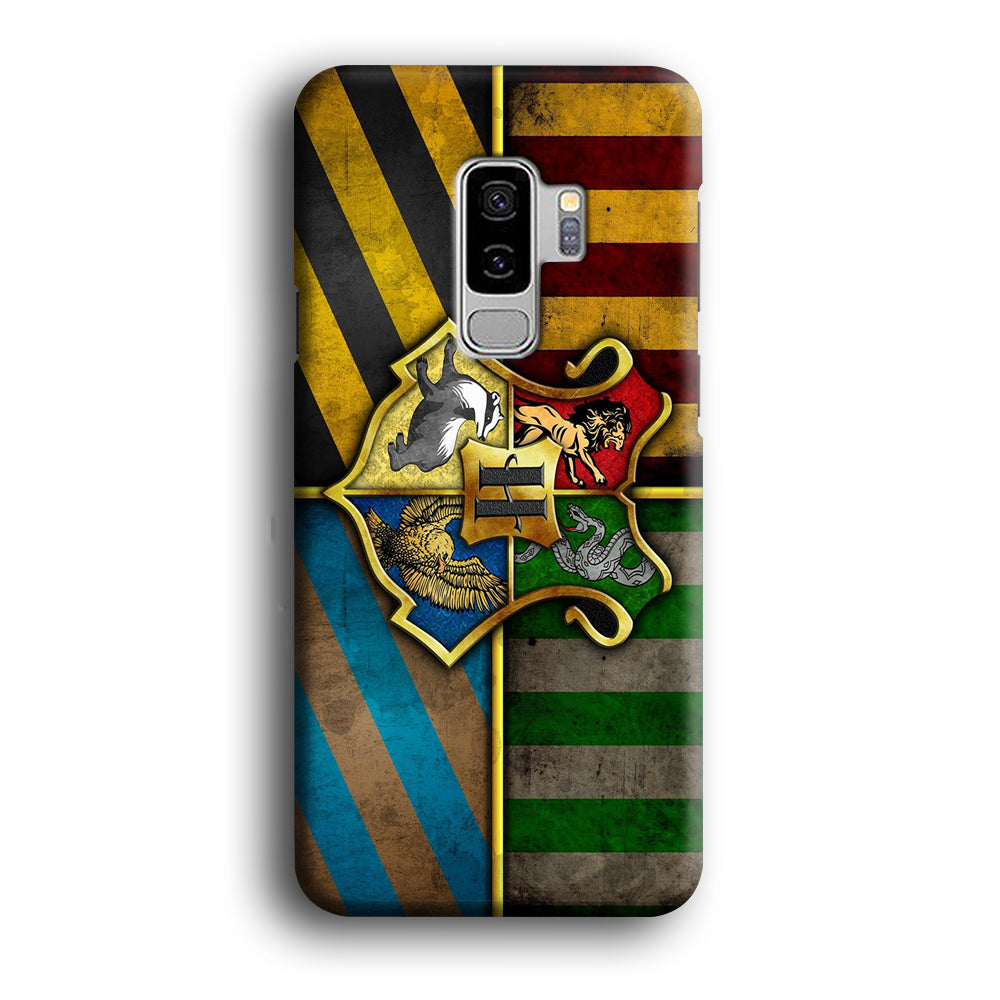 Harry Potter Hogwarts Symbol Flag Samsung Galaxy S9 Plus Case