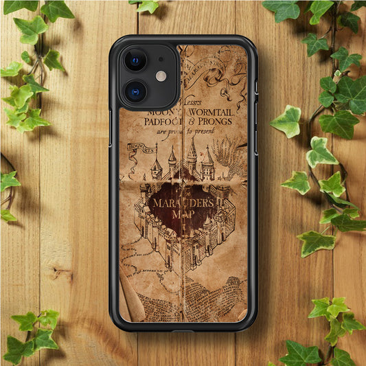 Harry Potter The Marauder's Map iPhone 11 Case