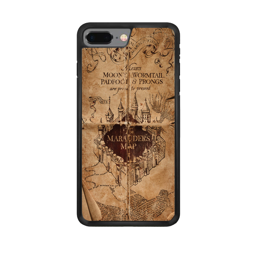 Harry Potter The Marauder's Map iPhone 8 Plus 3D Case