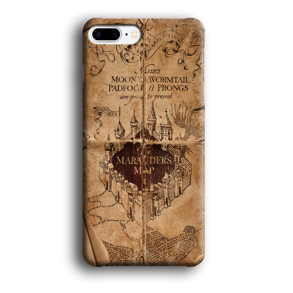 Harry Potter The Marauder's Map iPhone 8 Plus 3D Case