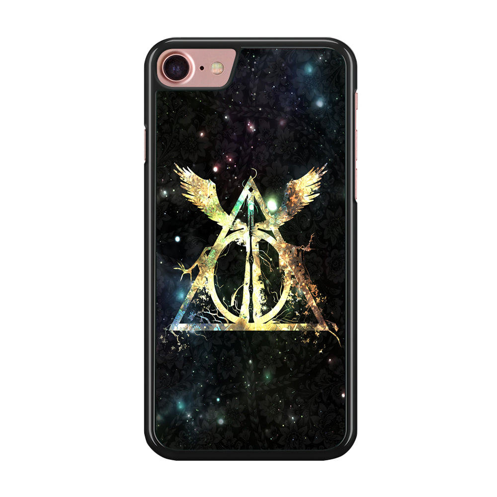 Harry Potter and The Deathly Hallows Symbol iPhone 8 Case