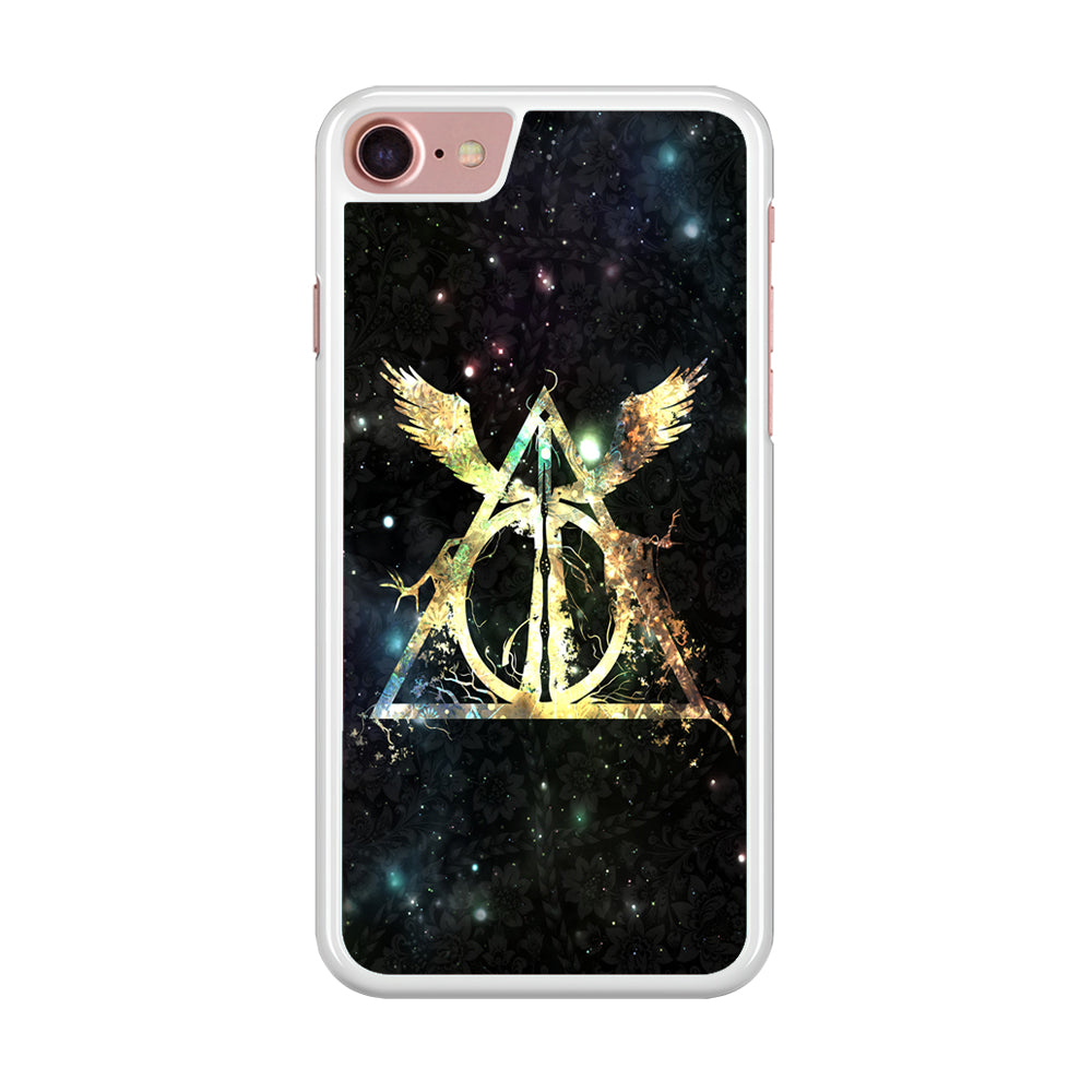 Harry Potter and The Deathly Hallows Symbol iPhone 8 Case