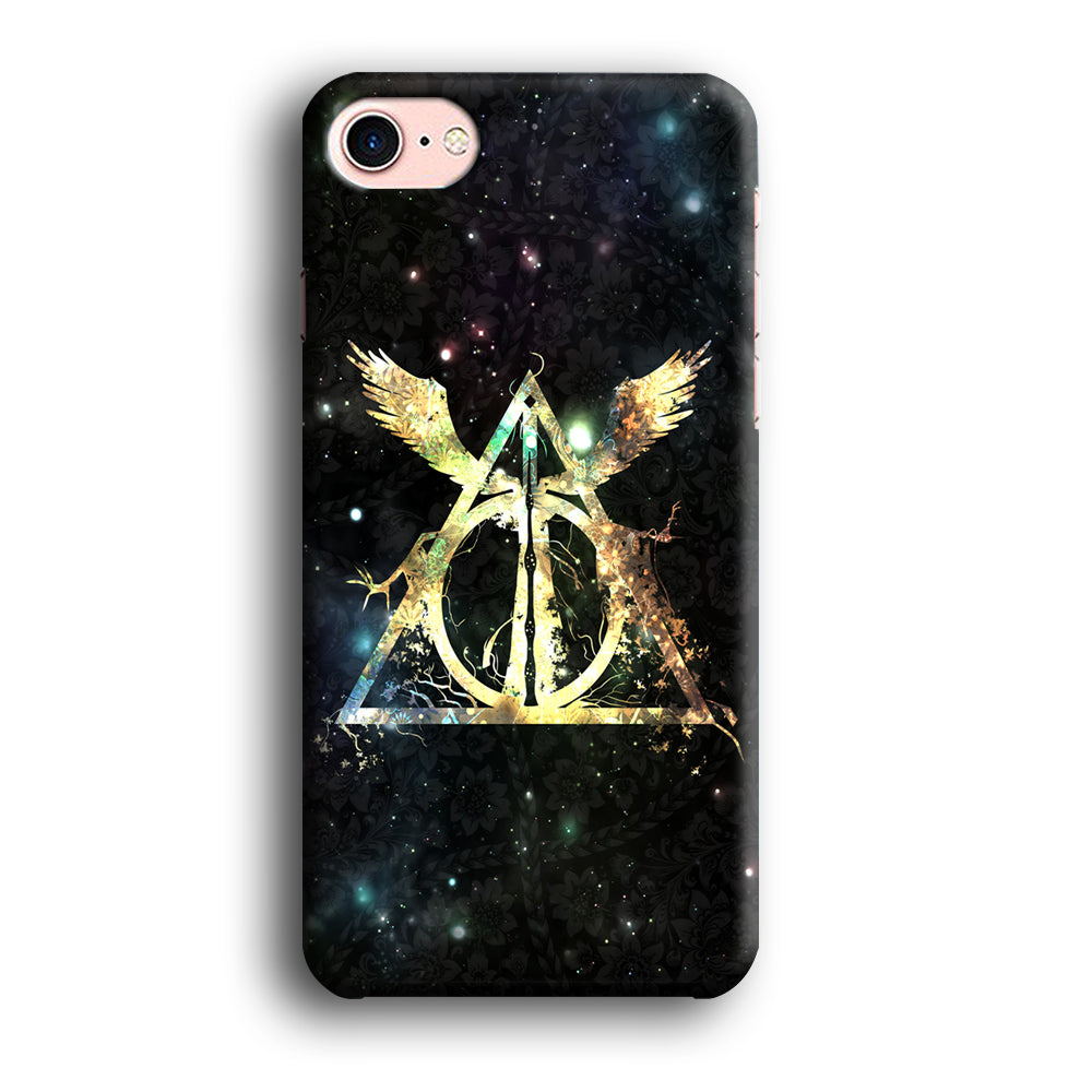 Harry Potter and The Deathly Hallows Symbol iPhone 8 Case