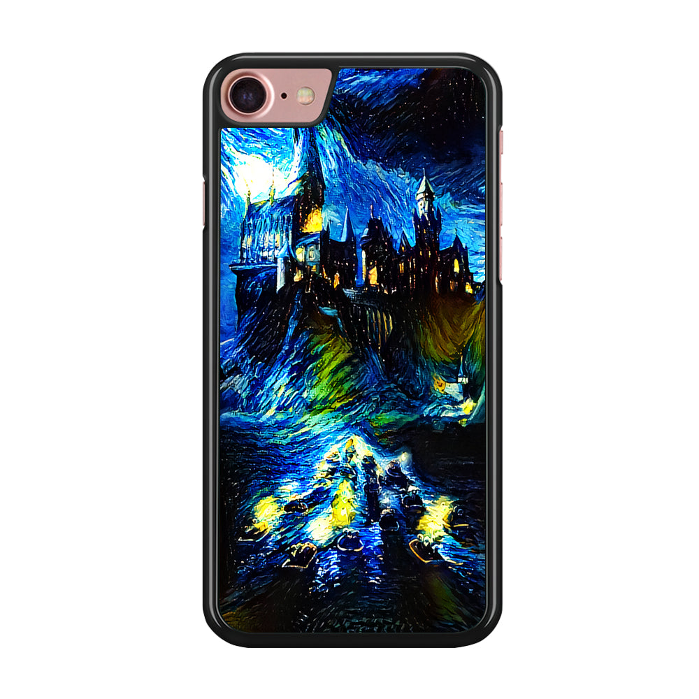 Hogwarts Starry Night iPhone SE 2020 Case