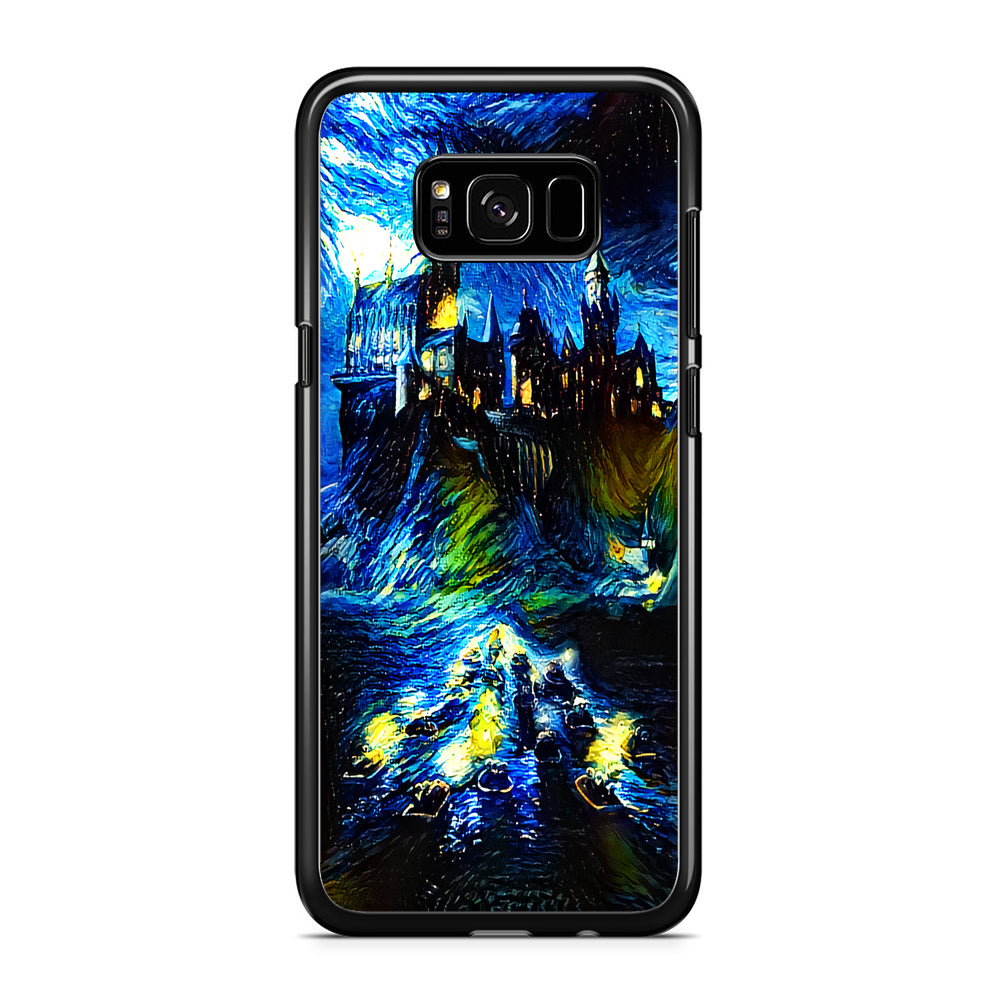 Hogwarts Starry Night Samsung Galaxy S8 Case