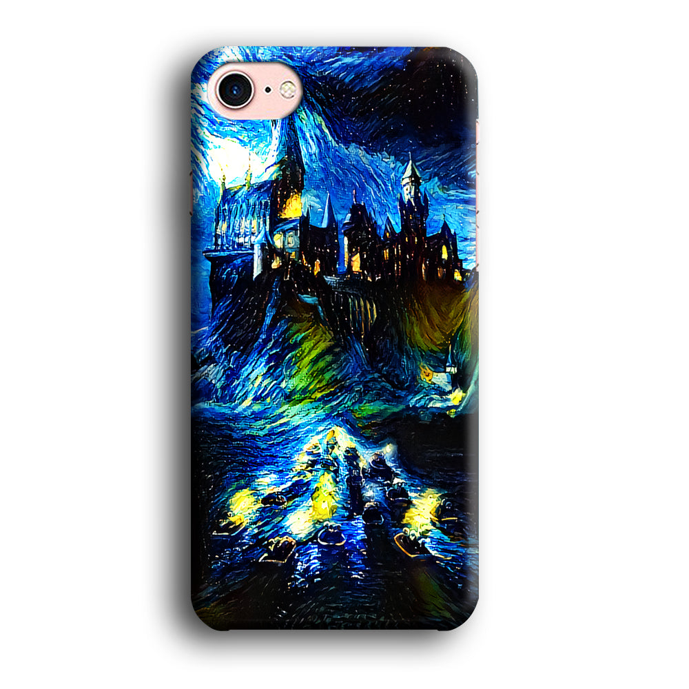 Hogwarts Starry Night iPhone 8 Case