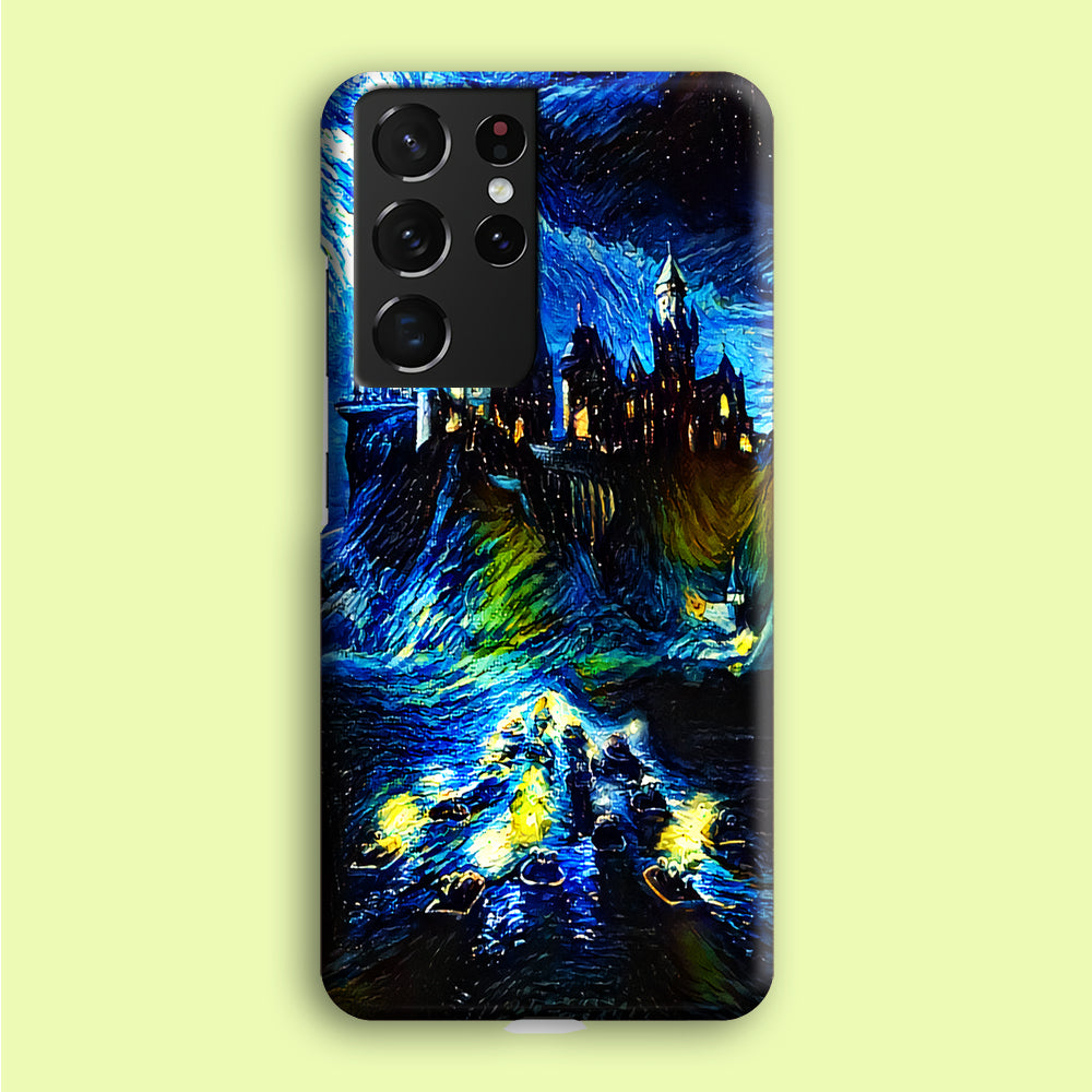 Hogwarts Starry Night Samsung Galaxy S21 Ultra Case