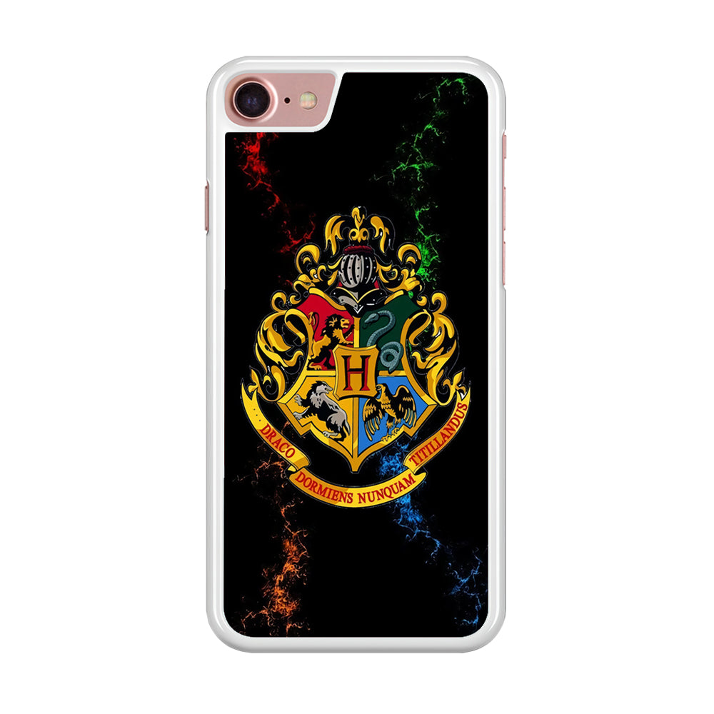 Hogwarts Symbol Black iPhone 8 Case