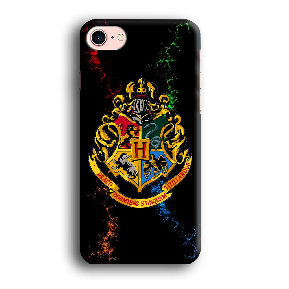 Hogwarts Symbol Black iPhone 8 Case