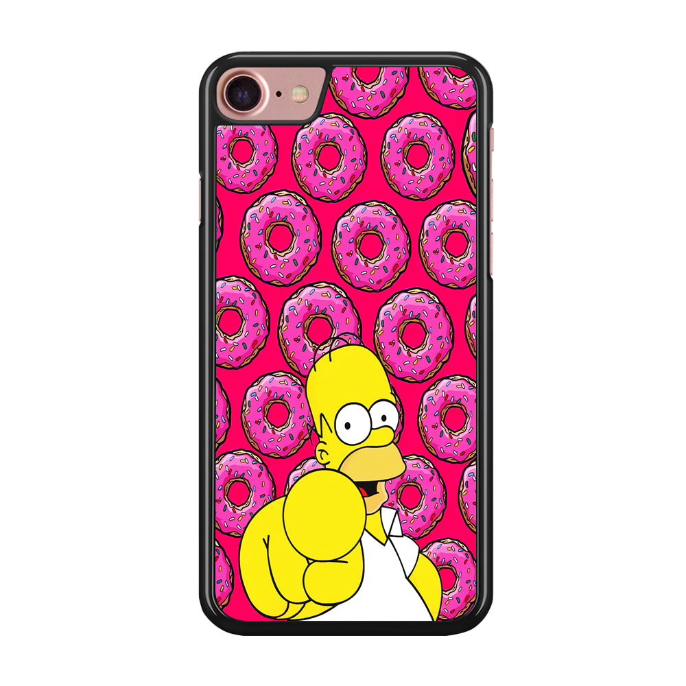 Homer Simpson Donut iPhone SE 2020 Case