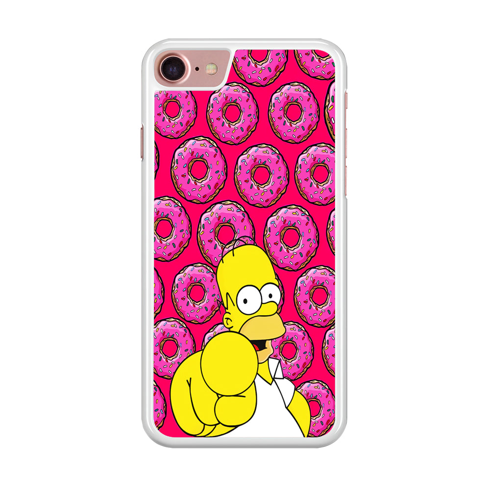 Homer Simpson Donut iPhone SE 2020 Case