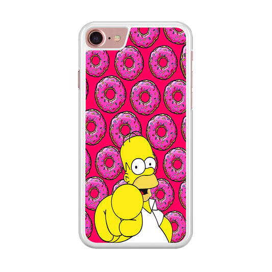 Homer Simpson Donut iPhone SE 2020 Case