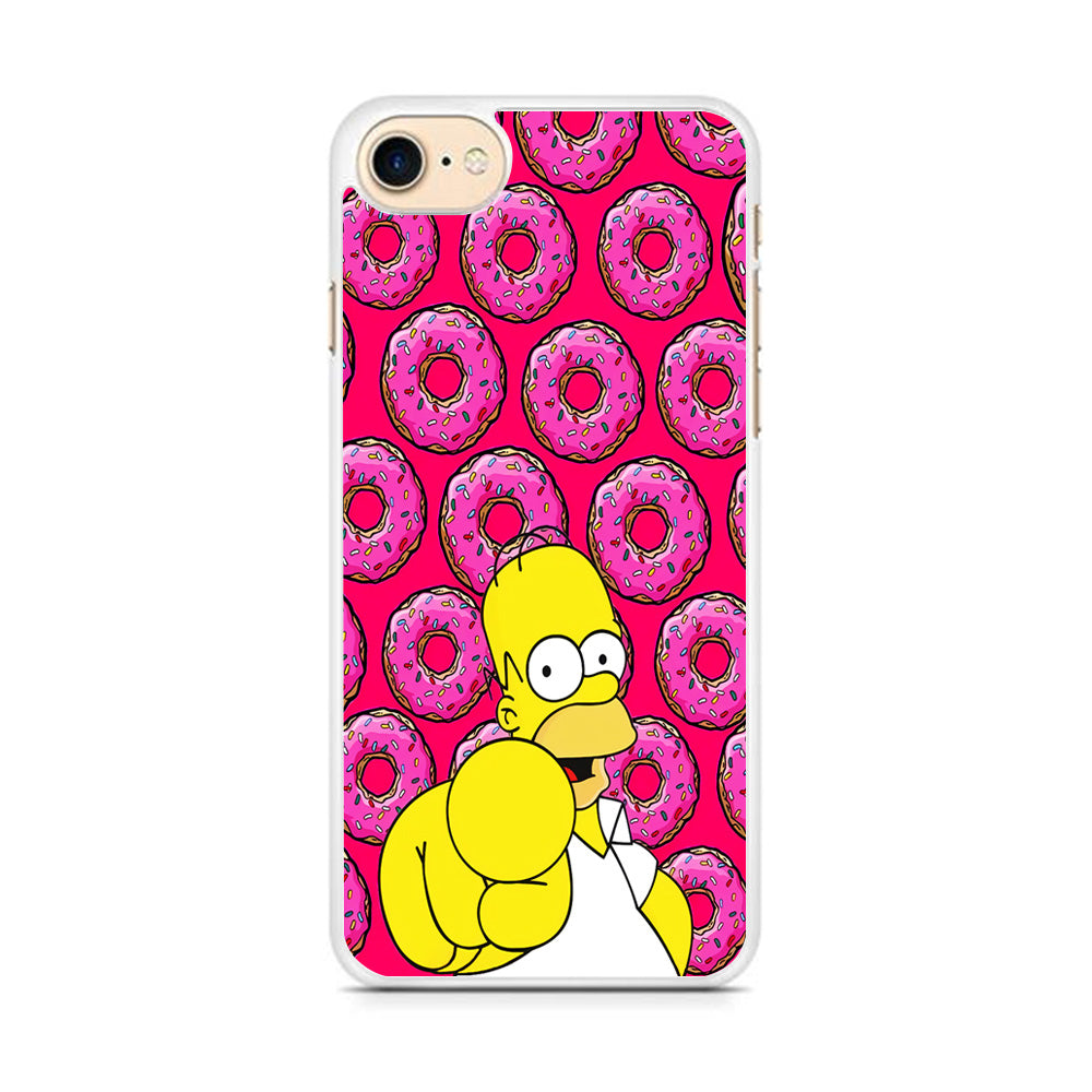 Homer Simpson Donut iPhone 8 Case