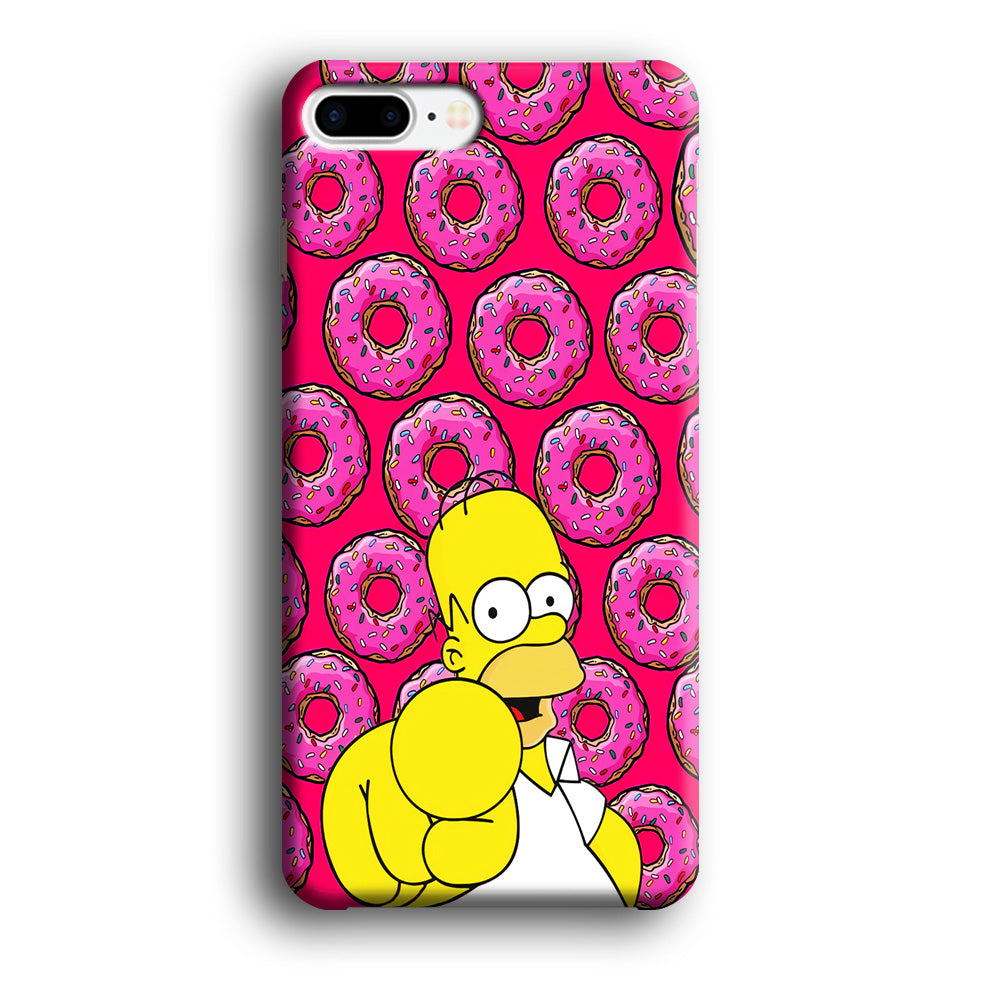 Homer Simpson Donut iPhone 8 Plus Case