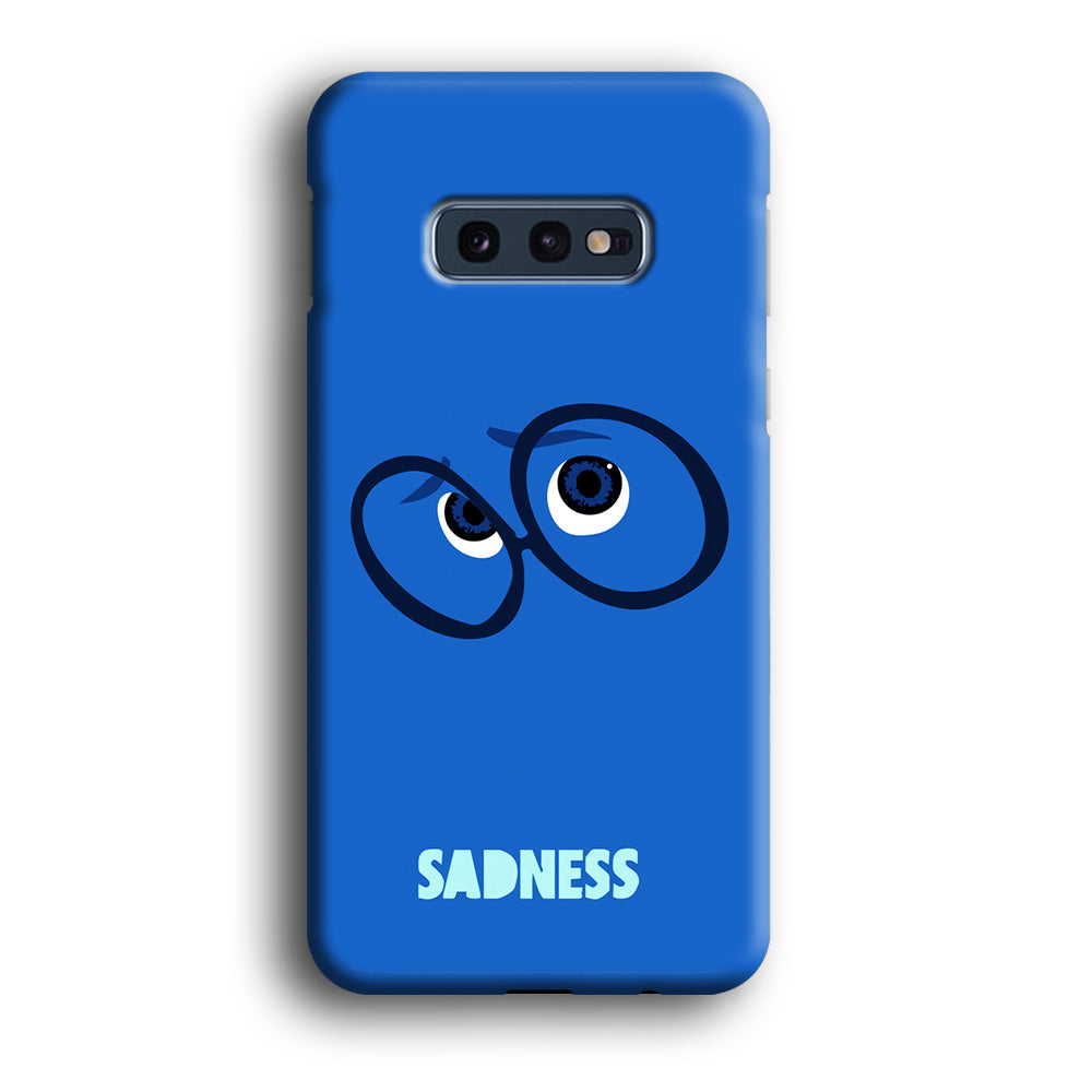 Inside Out Sadness Eyes Samsung Galaxy S10E Case