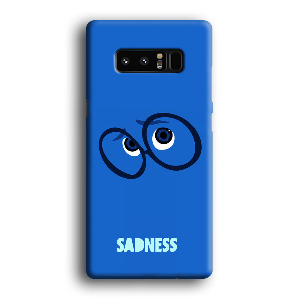 Inside Out Sadness Eyes Samsung Galaxy Note 8 Case