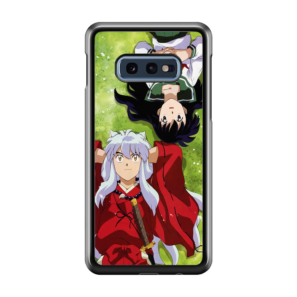 Inuyasha and Kagome Anime Samsung Galaxy S10E Case