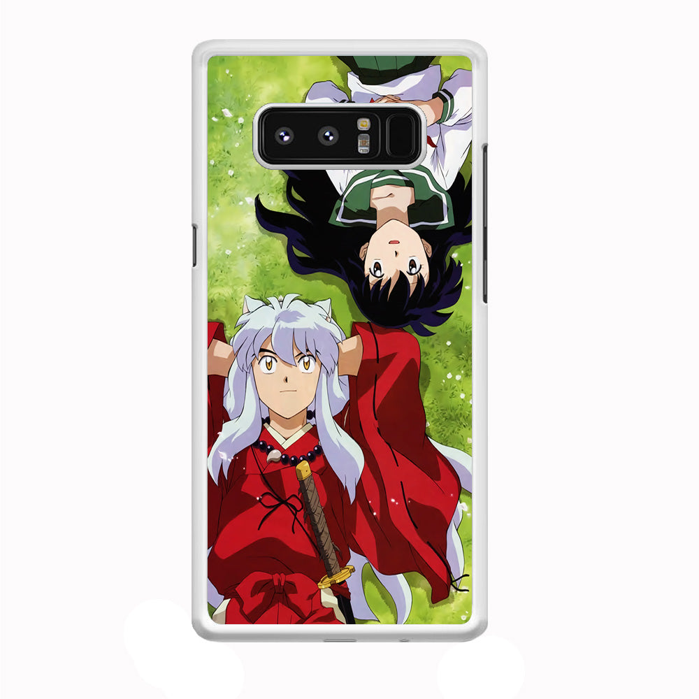 Inuyasha and Kagome Anime Samsung Galaxy Note 8 Case