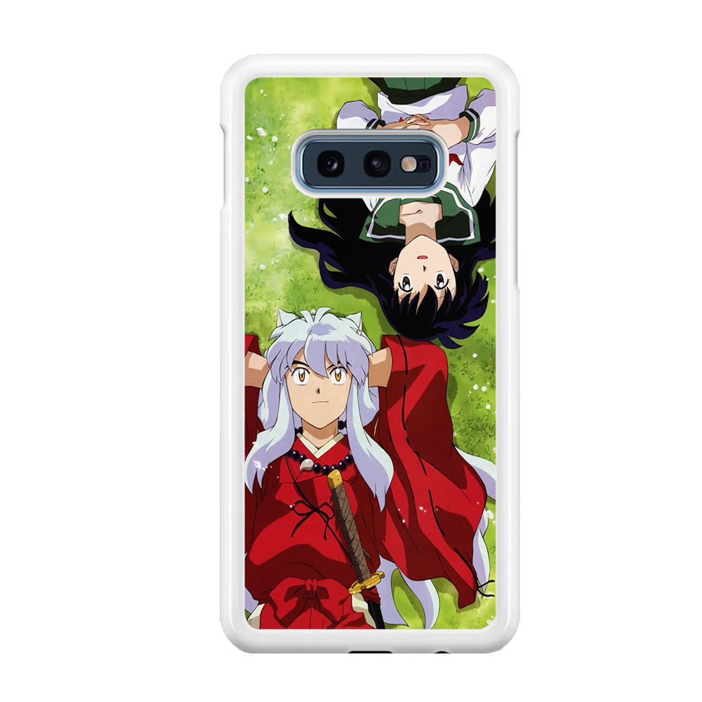 Inuyasha and Kagome Anime Samsung Galaxy S10E Case