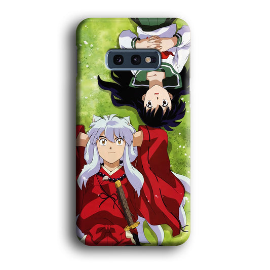 Inuyasha and Kagome Anime Samsung Galaxy S10E Case