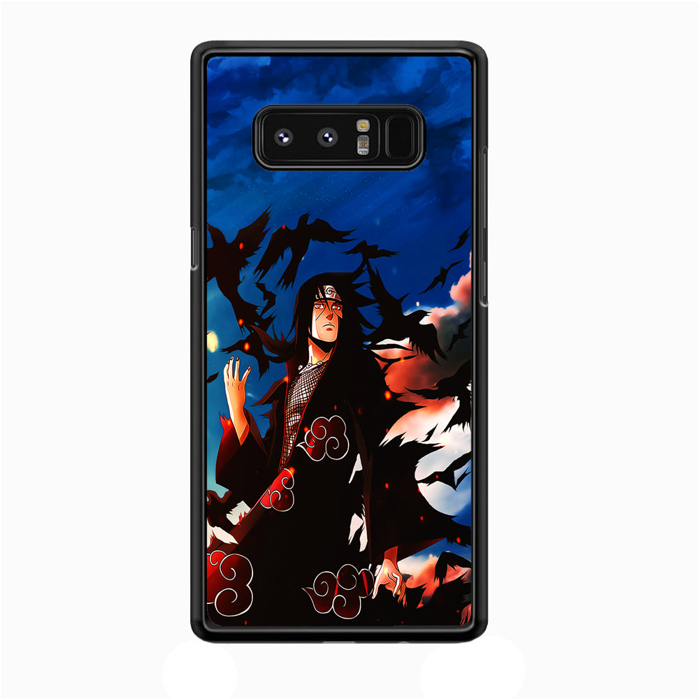 Itachi Uchiha Crow Jutsu Samsung Galaxy Note 8 Case