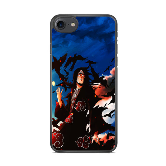 Itachi Uchiha Crow Jutsu iPhone 8 Case