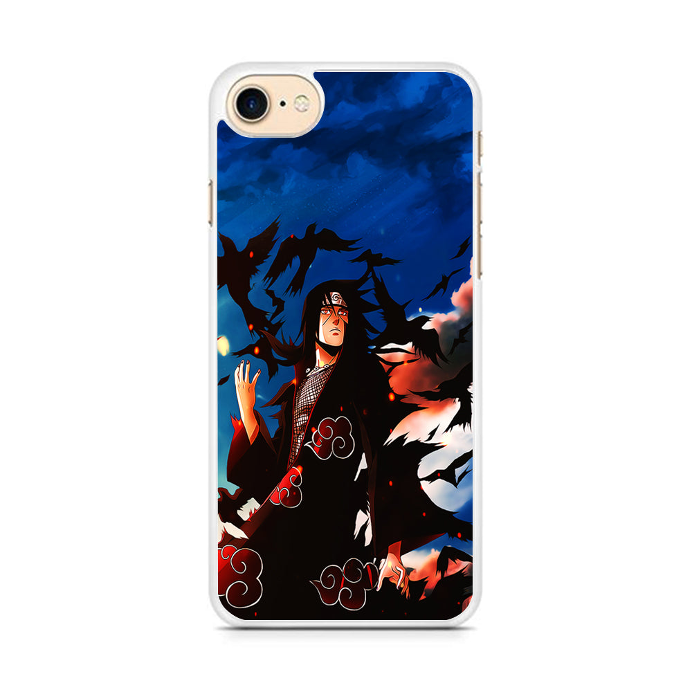 Itachi Uchiha Crow Jutsu iPhone 8 Case