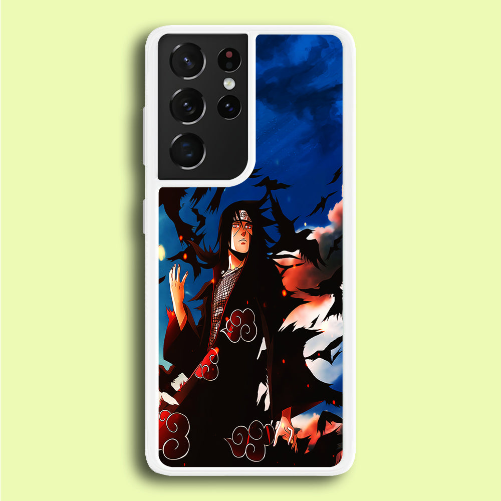 Itachi Uchiha Crow Jutsu Samsung Galaxy S21 Ultra Case