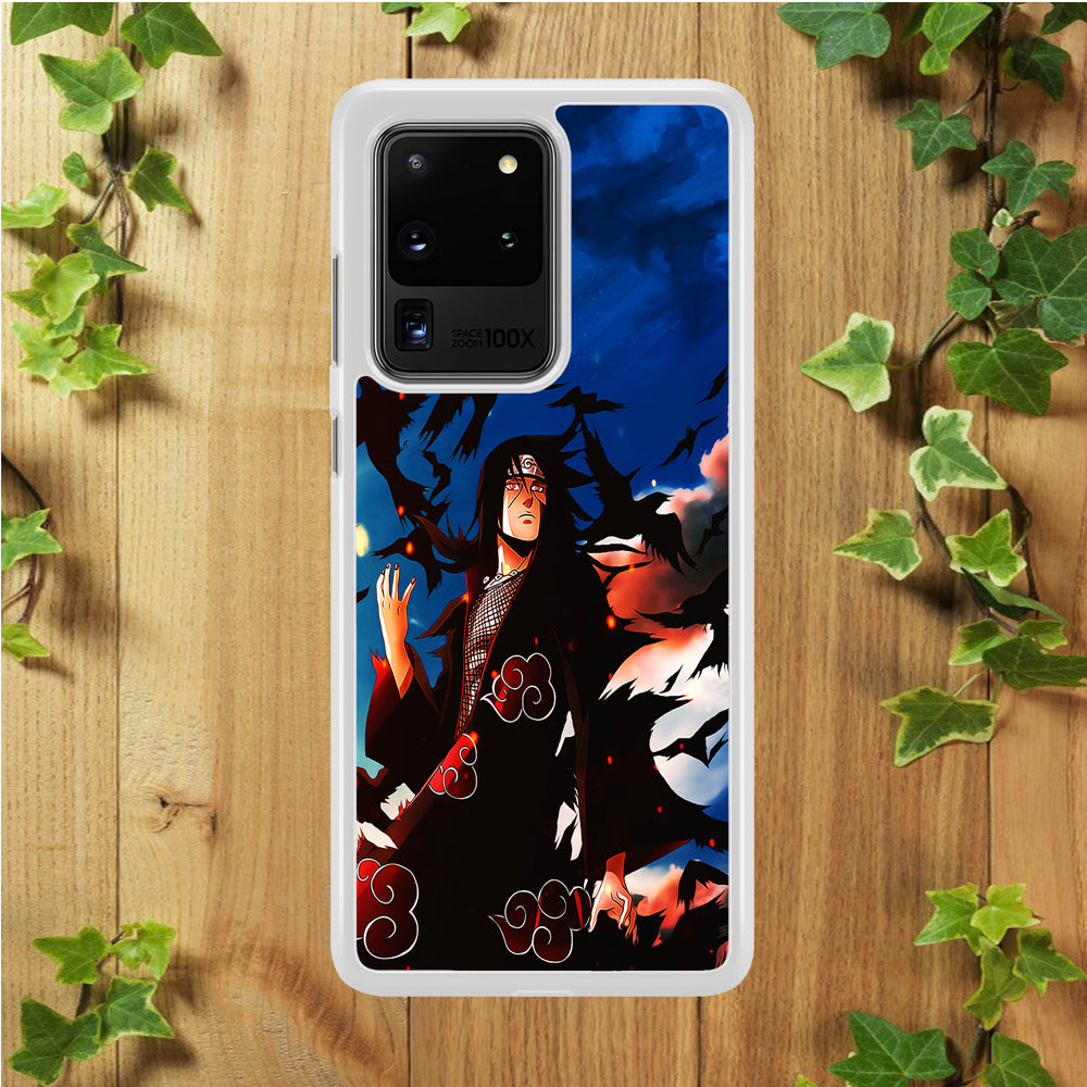 Itachi Uchiha Crow Jutsu Samsung Galaxy S20 Ultra Case