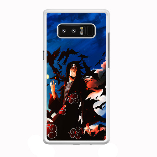 Itachi Uchiha Crow Jutsu Samsung Galaxy Note 8 Case