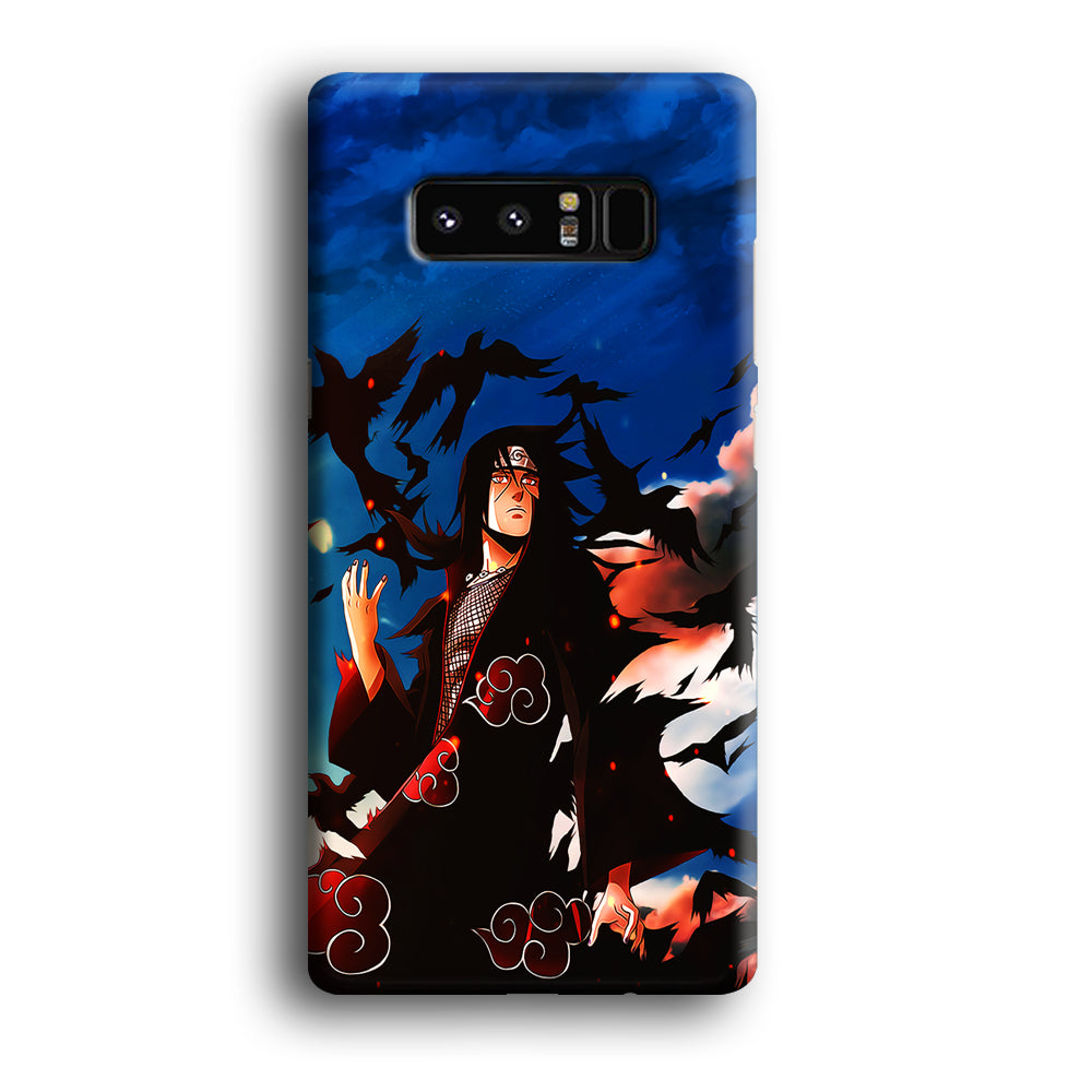 Itachi Uchiha Crow Jutsu Samsung Galaxy Note 8 Case