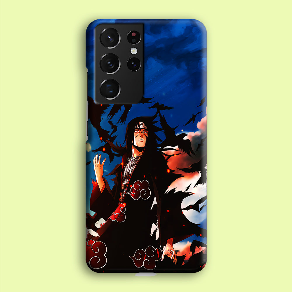 Itachi Uchiha Crow Jutsu Samsung Galaxy S21 Ultra Case