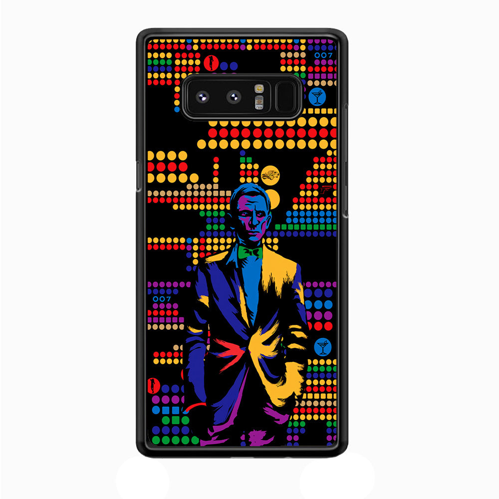 James Bond Abstract Art Samsung Galaxy Note 8 Case