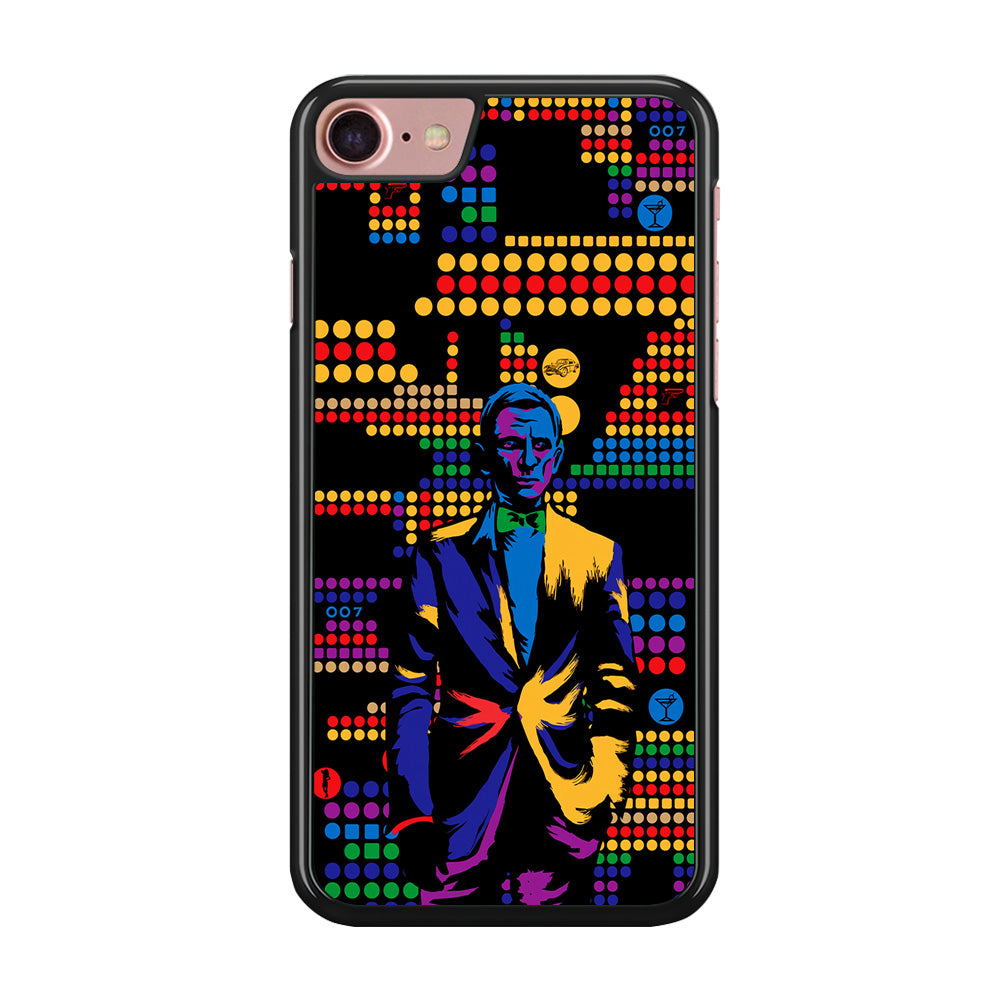 James Bond Abstract Art iPhone 8 Case