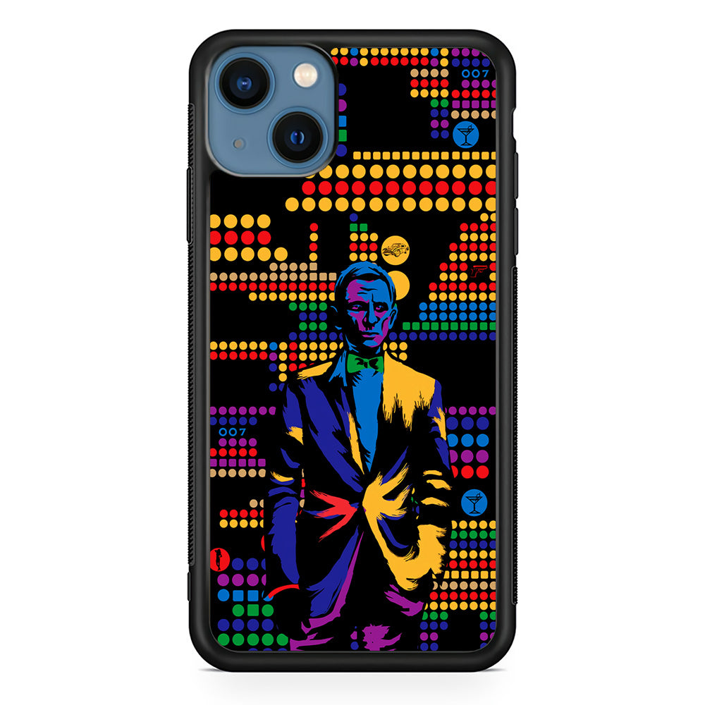 James Bond Abstract Art iPhone 13 Pro Case