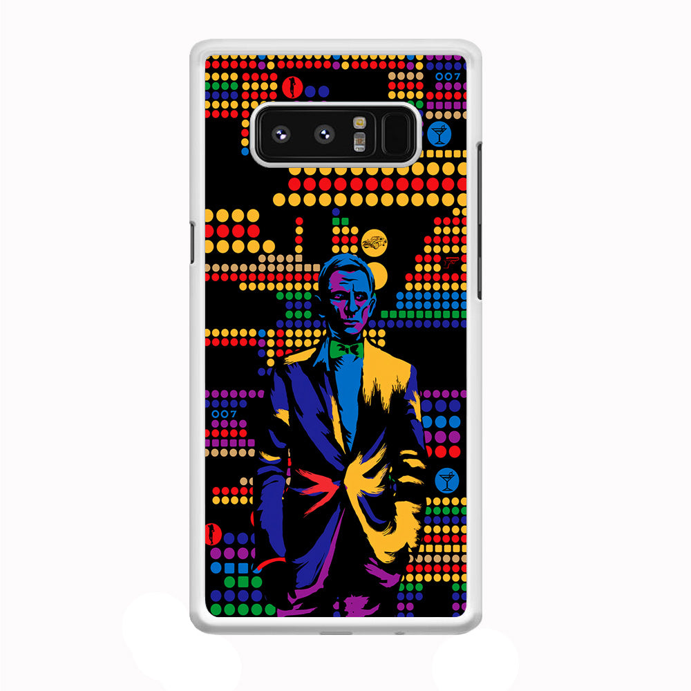 James Bond Abstract Art Samsung Galaxy Note 8 Case