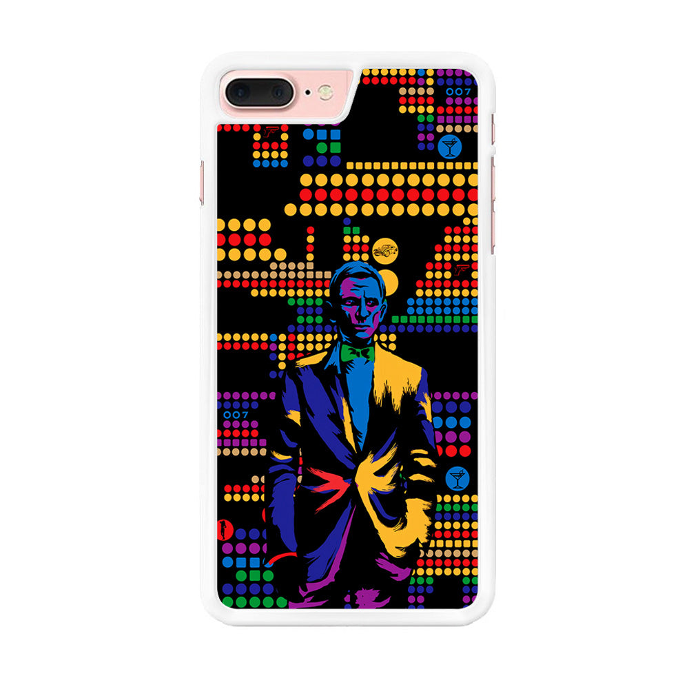 James Bond Abstract Art iPhone 8 Plus Case