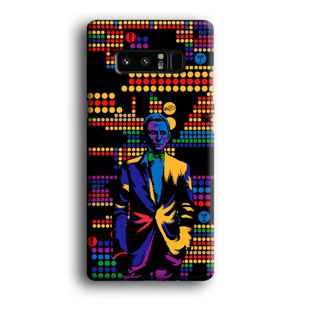 James Bond Abstract Art Samsung Galaxy Note 8 Case