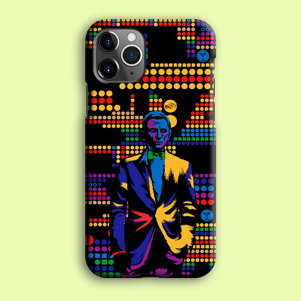 James Bond Abstract Art iPhone 12 Pro Case