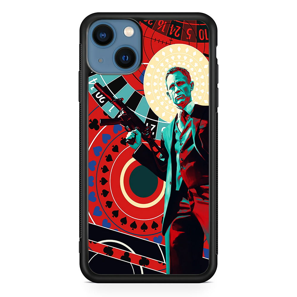 James Bond Poster Casino iPhone 13 Mini Case