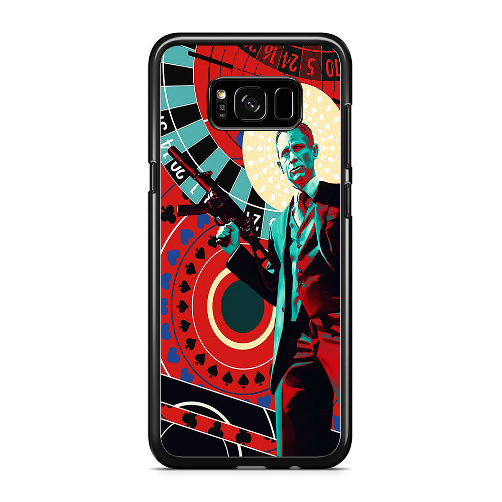 James Bond Poster Casino Samsung Galaxy S8 Plus Case