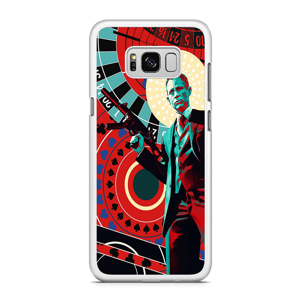 James Bond Poster Casino Samsung Galaxy S8 Plus Case