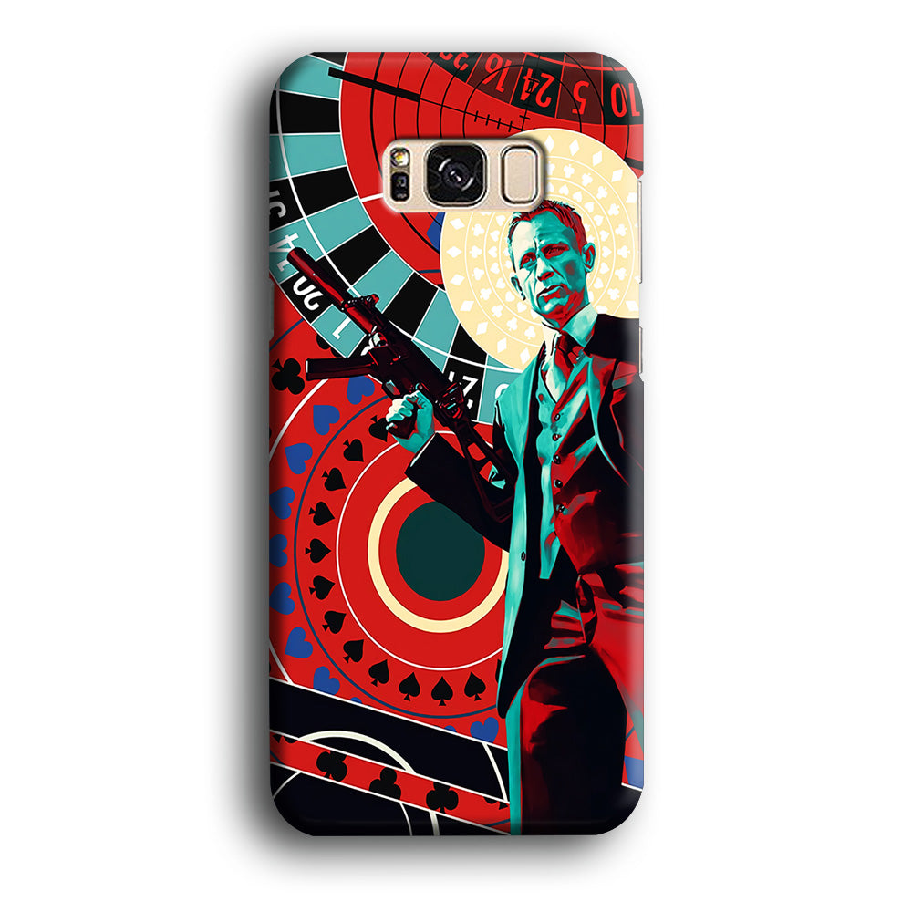 James Bond Poster Casino Samsung Galaxy S8 Plus Case