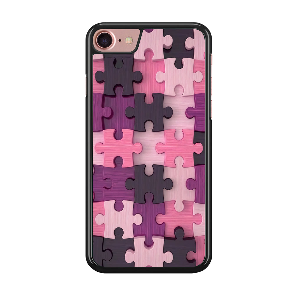 Jigsaw Puzzle Pattern iPhone 8 Case