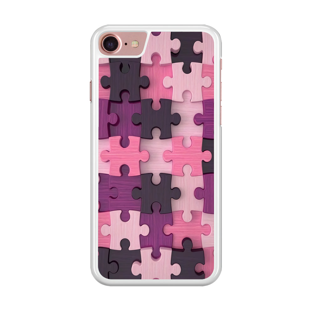 Jigsaw Puzzle Pattern iPhone 8 Case