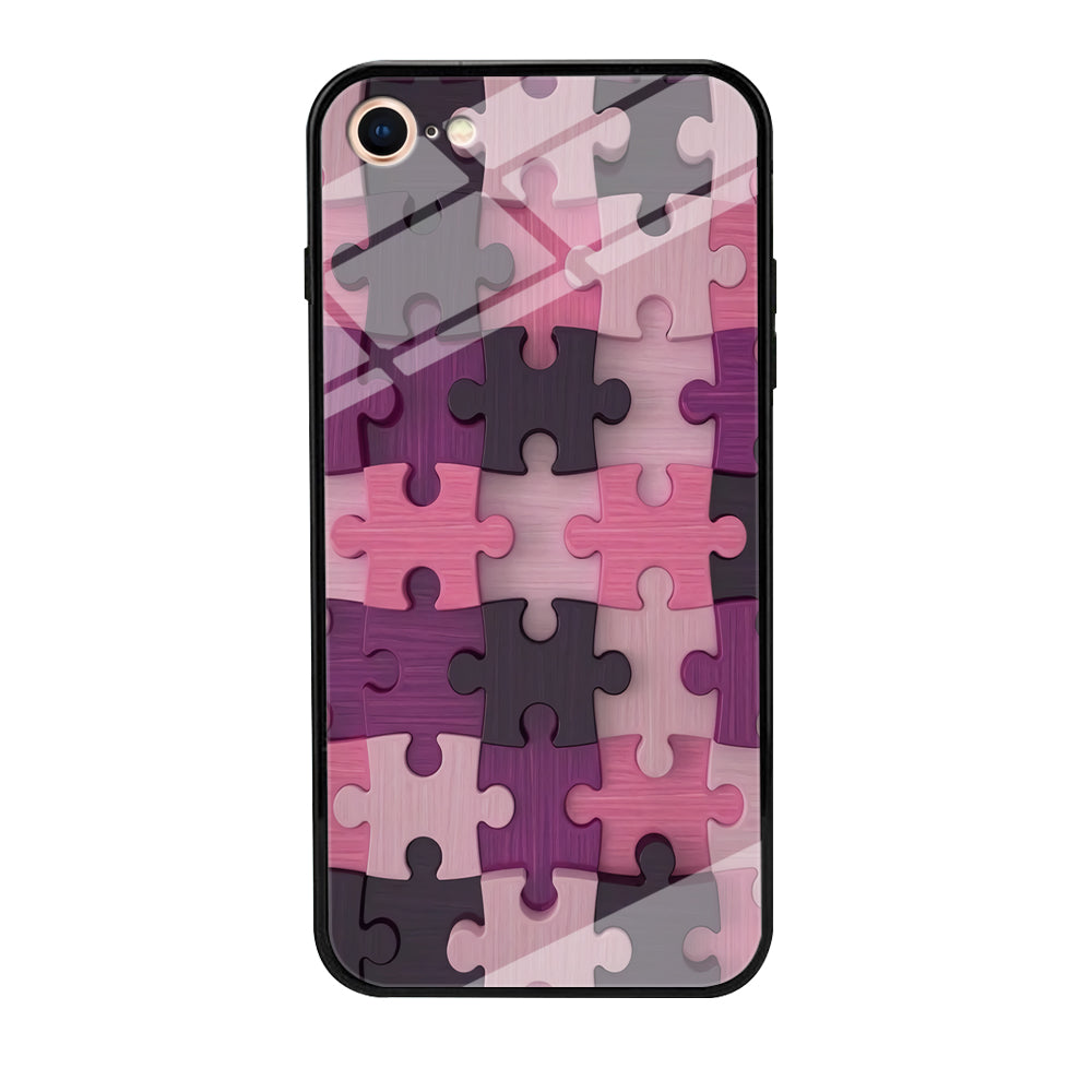 Jigsaw Puzzle Pattern iPhone 8 Case