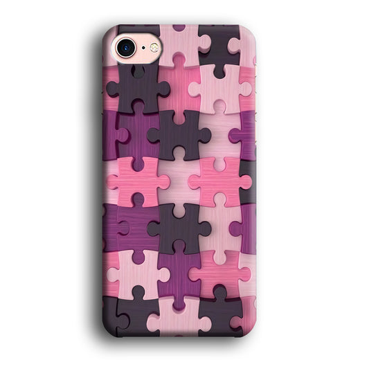 Jigsaw Puzzle Pattern iPhone 8 Case