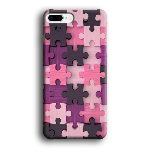 Jigsaw Puzzle Pattern iPhone 8 Plus Case