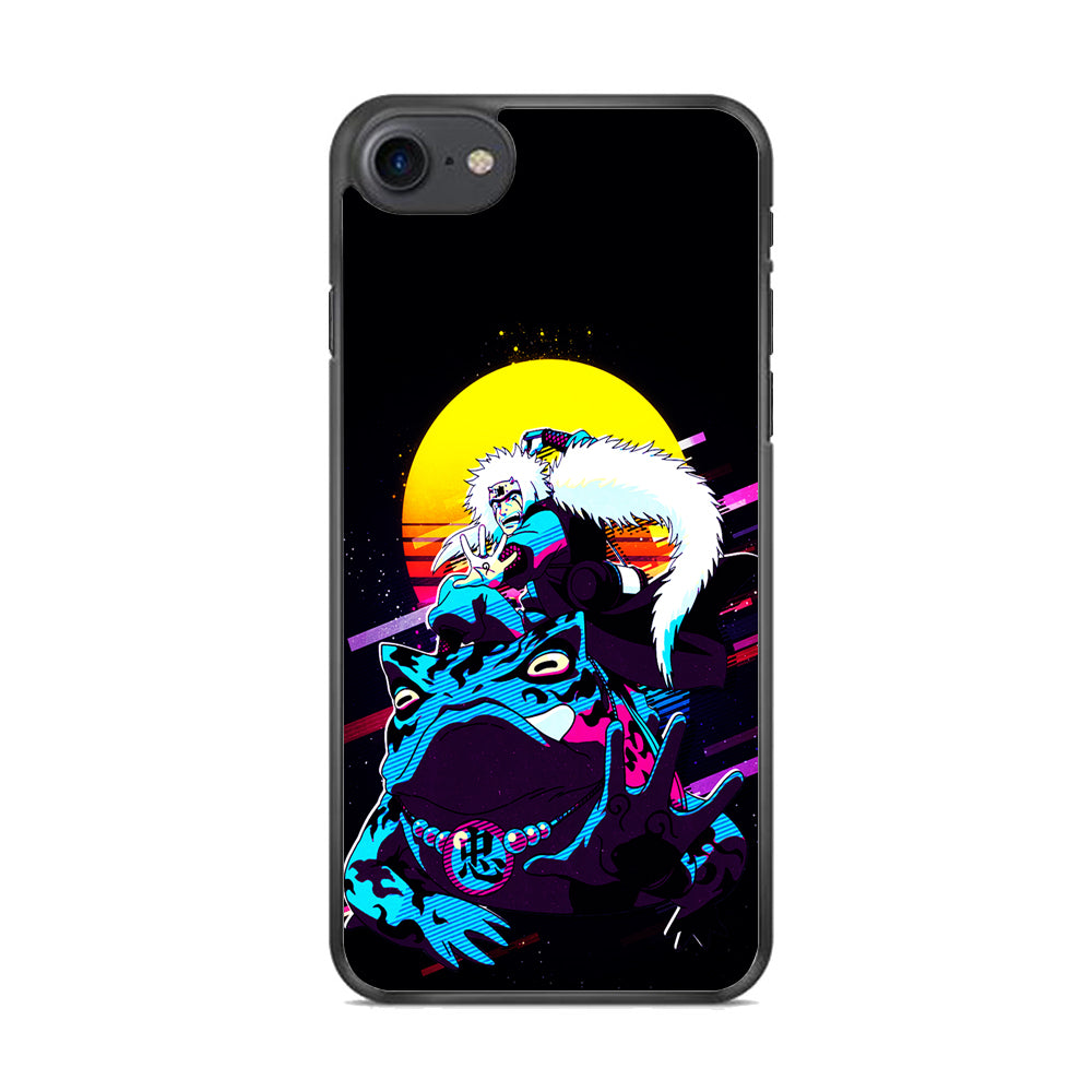 Jiraiya Sitting on Gamabunta iPhone 8 Case